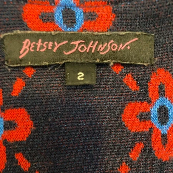 Betsey Johnson Navy and Red Mini Dress or Tunic fits medium - Picture 8 of 12